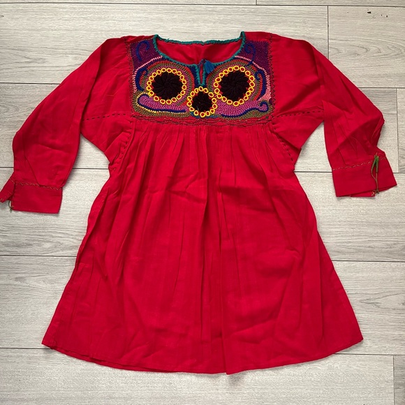 MEXICAN CRAFTS Embroidery Blouse one size - Picture 1 of 12